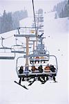 People on Ski lift