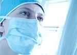 Medical Practitioner Wearing Surgical Mask