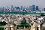 Aerial View of Paris Showing La Defense