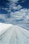 Straße im Winter New Brunswick, Kanada