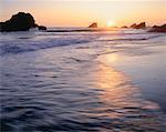 Sea stacks in Pacific Ocean, Pistol Rivers State Park, Oregon, USA