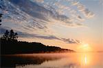 Sunset on Chandos Lake, Kawartha Region, Ontario, Canada