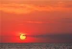 Sonnenuntergang über dem Lake Ontario, Kanada