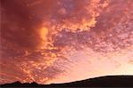 Nuages à coucher du soleil, Kamieskroon, Province du Cap, Afrique du Sud