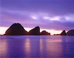 Seastacks, Pacific Ocean, Pistol River State Park, Oregon, USA