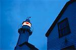 Lighthouse at Rocky Harbour, Newfoundland, Canada