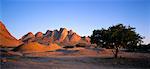 Landscape and Rock Formations Spitzkoppe, Namibia, Africa