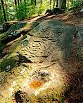 Indian Pictograph Bella Coola, British Columbia Canada