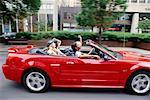 Teenage Girls in a Convertible