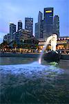 Merlion Fountain Singapore