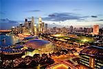 Paysage urbain de Singapour