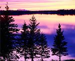 Overview of Lake Whiteshell Provincial Park Manitoba, Canada