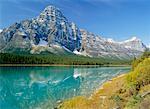 Mont Chephren, Waterfowl Lake Parc National de Banff (Alberta), Canada