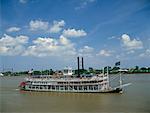 Natchez bateau à roues à la Nouvelle-Orléans, Louisiane, Etats-Unis