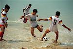 Soccer Game in Water Phi Phi National Park Ao Phra-Nang, Thailand