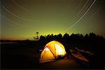 Star Trails and Tent