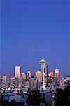 Seattle Skyline at Night Seattle, Washington, USA