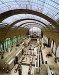 Interior of Musee d'Orsay Paris, France