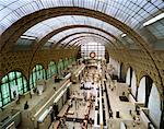 Innenraum des Musee d ' Orsay, Paris, Frankreich