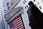 New York Stock Exchange and George Washington Statue New York City, New York