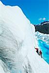 Glace grimpeurs Mendenhall Glacier Alaska, USA