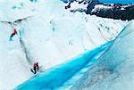 Eis-Kletterer Mendenhall-Gletscher Alaska, USA