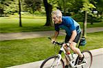 Man Riding Bike