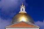 Gold Plated Dome Massachusetts State House Boston, Massachusetts, USA