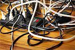 Tangled Power Cords