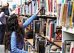 Girl in Library