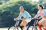 Couple Cycling