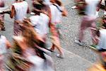 People Walking in Street Mardi Gras Carnival St. Barthelemy French West Indies