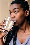 Woman Drinking Water