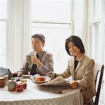 Couple Having Breakfast