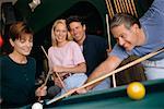 Couples Playing Pool
