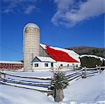 Bauernhof Quebec, Kanada