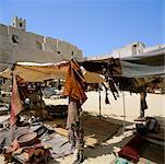 Market in Ribat Courtyard Ribat of Harthema, Monastir, Tunisia, Africa