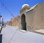 La grande mosquée Okba Kairouan, Tunisie, Afrique