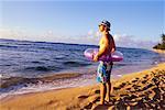 Homme à la plage