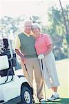 Portrait of Couple on Golf Course