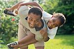 Father and Daughter Playing