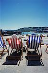 Couple in Chairs by Tidal Zone Saint Ives, Cornwall, England