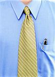 Close-Up of Businessman's Necktie