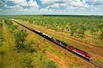 Luftbild von Ghan Train-Australien