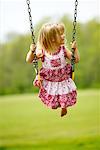 Girl on Swing