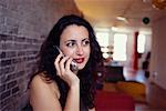 Woman Using Cellular Phone