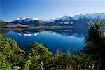 Mountains over Lake Wakatipu Queenstown, South Island, New Zealand