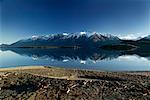 Montagne sur le lac Wakatipu Queenstown, île du Sud, Nouvelle-Zélande