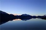 Montagne sur le lac Wakatipu Queenstown, île du Sud, Nouvelle-Zélande