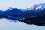 Montagne sur le lac Wakatipu Queenstown, île du Sud, Nouvelle-Zélande